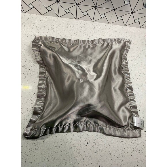 Pro Goleem Elephant Security Blanket Soft Baby Lovey Gray Plush Satin Textured - Picture 9 of 9